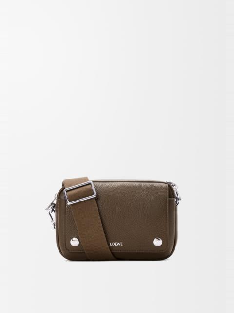 Small Pebble messenger bag in supple grained calfskin
