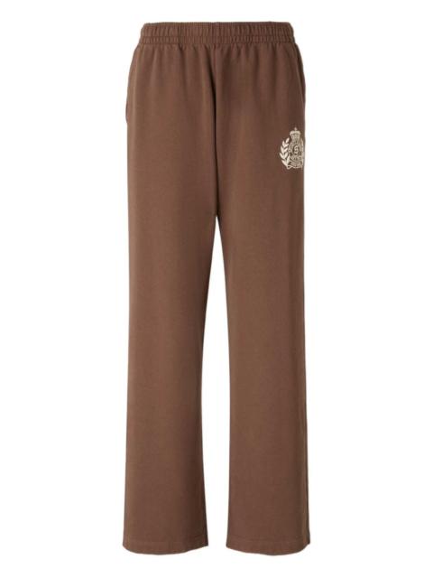 Bristol Crest elasticated-waist track pants