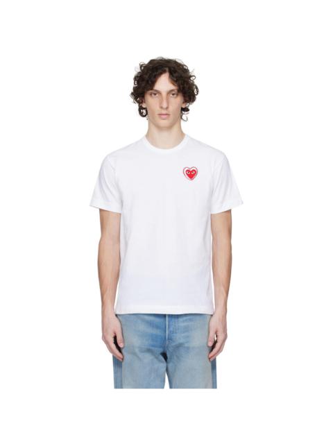 White Metalstone Heart T-shirt