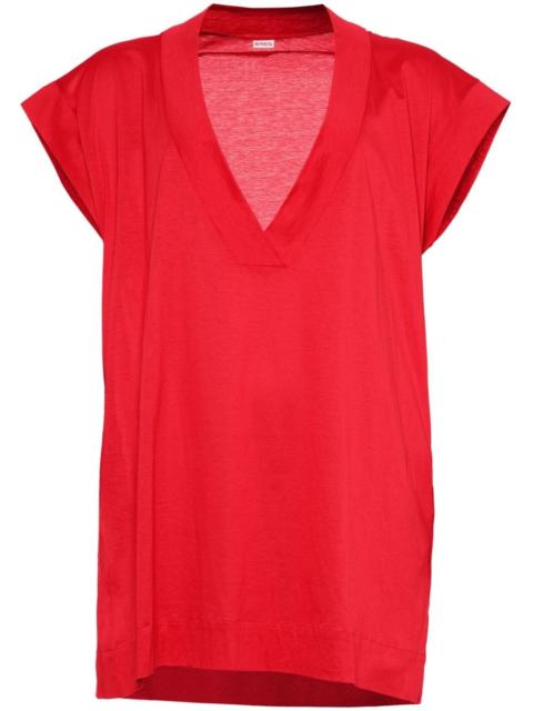 RenÃ©e V-neck cotton T-shirt