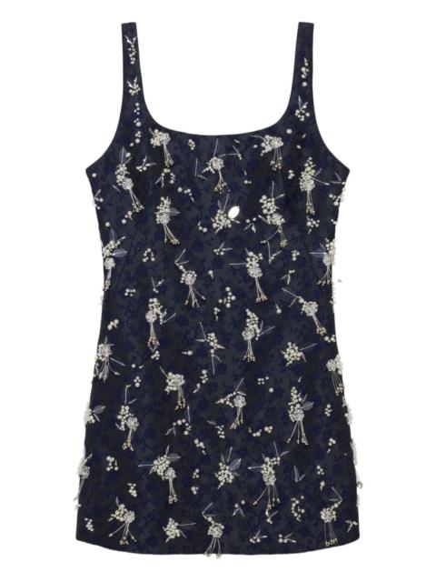 Viva jacquard embellished mini dress