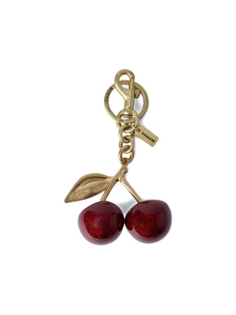 cherry-motif keyring