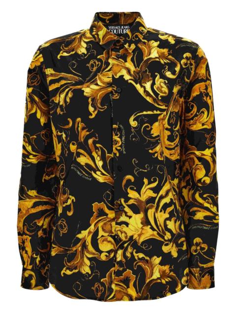 baroque-print shirt
