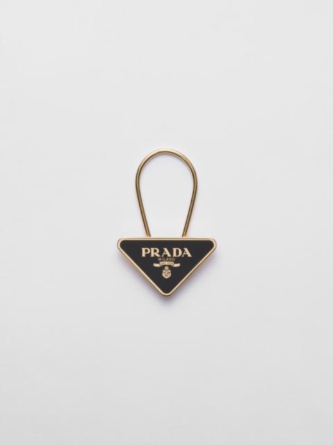 Enameled metal key ring