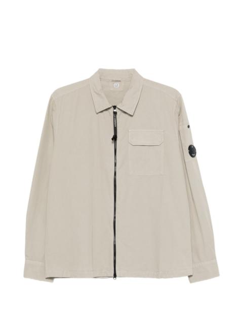 zipped lens shirt jacket