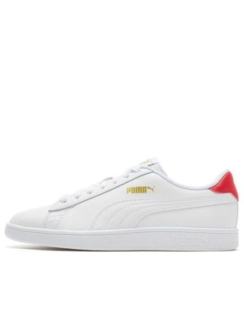 PUMA Smash V2 'White High Risk Red' 365215-17