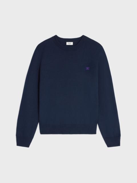 crewneck sweater IN fine wool