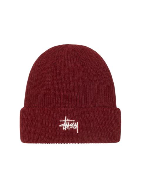Stussy Basic Cuff Beanie Dark Red