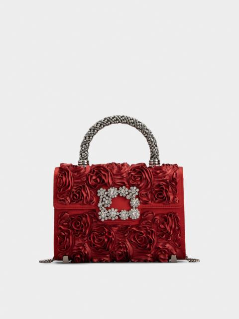 Jewel Efflorescence Mini Bag in satin