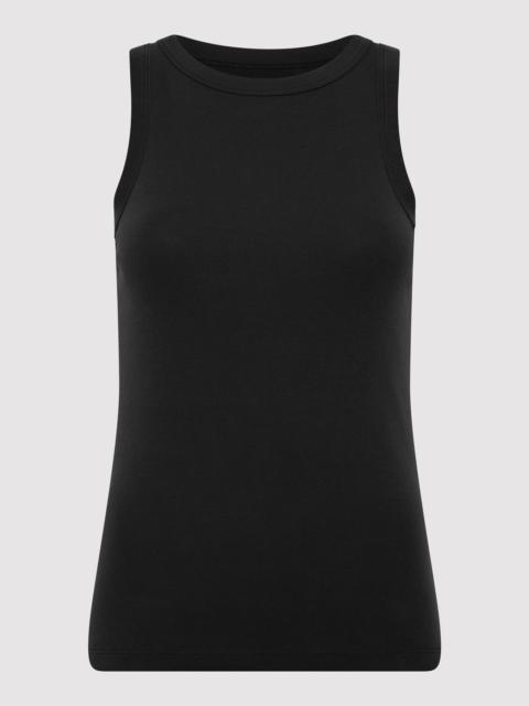 Organic Cotton Bateau Tank - Jet Black