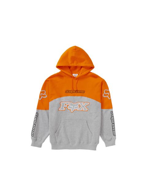 Supreme Fox Racing Hooded Sweatshirt Grey