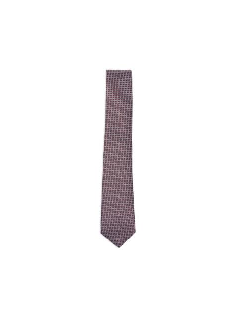 geometric-pattern tie