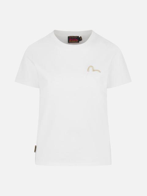 Hummingbird and Magnolia Print Regular Fit T-shirt