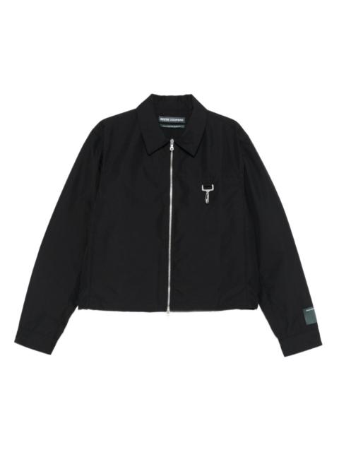 zip-up shirt jacket