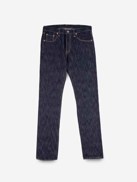 IH-666S-SLB 16OZ SLUBBY SELVEDGE DENIM SLIM STRAIGHT CUT JEANS - INDIGO