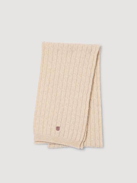 WOOL AND CASHMERE SCARF