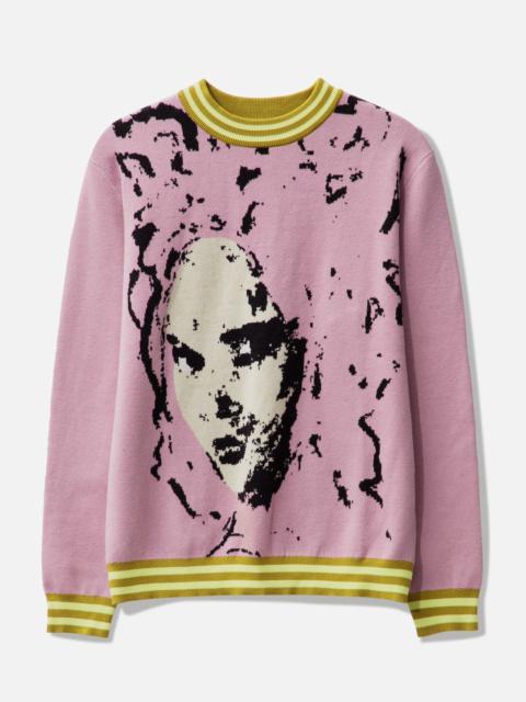 FACE KNIT SWEATER
