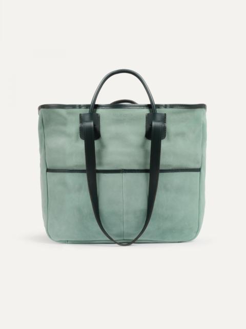 MELINE TOTE BAG / SUEDE  -  JADE GREEN