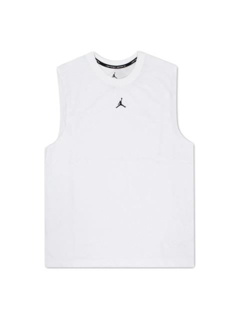 Air Jordan Sport Dri-FIT Sleeveless Top Asia Sizing 'White Black' FN5857-100