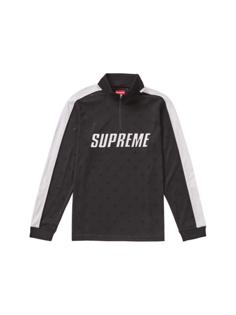 Supreme Track Half Zip Pullover Black