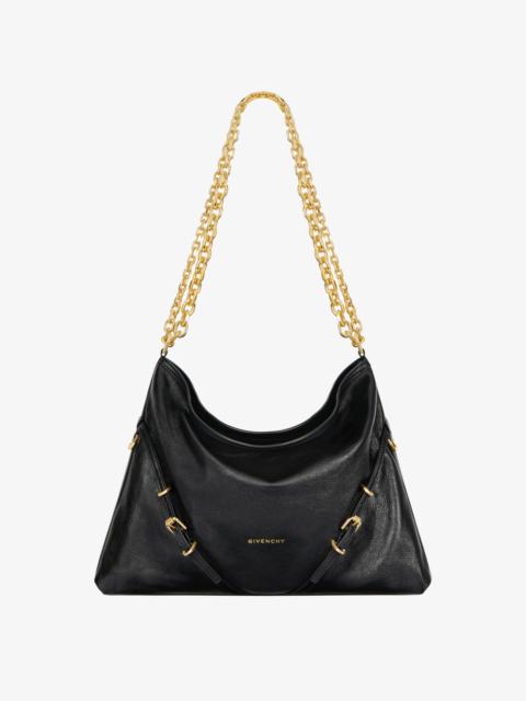 MEDIUM VOYOU CHAIN BAG IN LEATHER