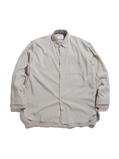 Oversized Layered Shirt Grey