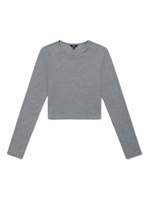(WMNS) Vans Armanto Long Sleeve Knit Shirt 'Grey' VN0A7YQQGRH