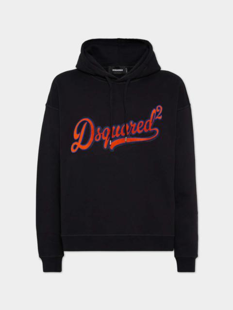 RELAX FIT SPONGE PATCH HOODIE