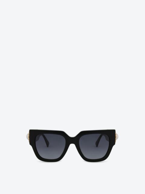 PEARL TRIM BLACK SUNGLASSES