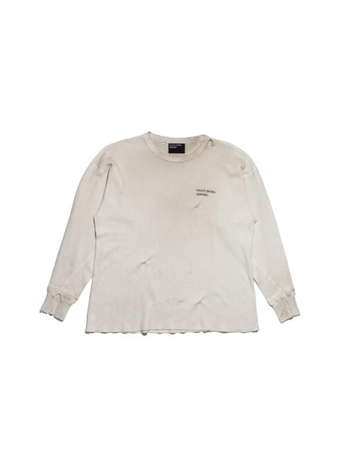 CLASSIC LOGO DISTRESSED THERMAL LS