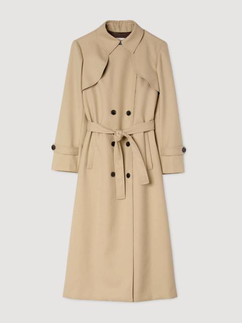 BELTED DOUBLE-BREASTED TRENCH