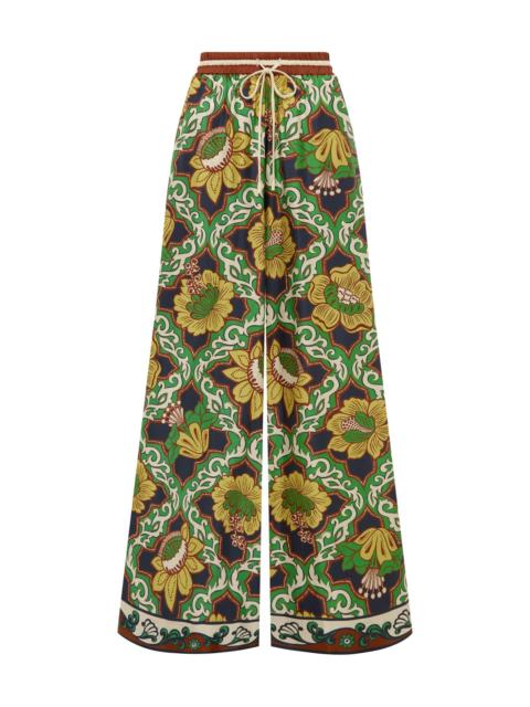 Liana Silk Palazzo Pant