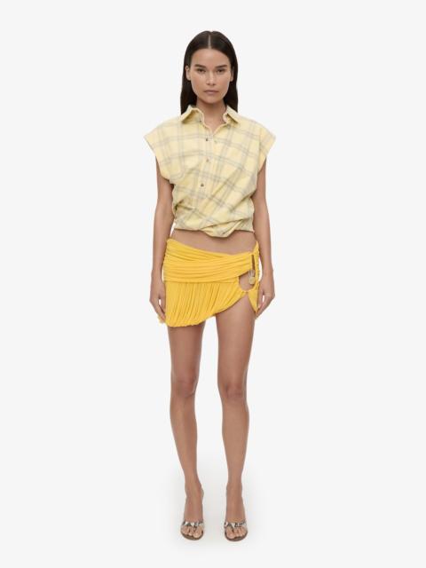 Beach Glass Bubble Mini Skirt