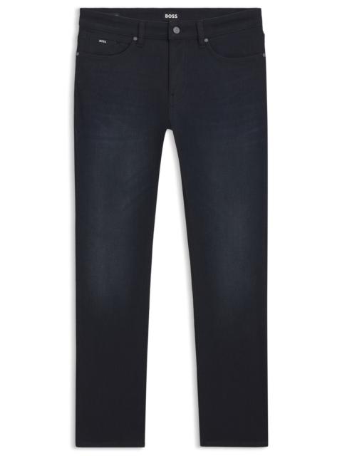 DELAWARE BLUE SLIM-FIT JEANS IN KNITTED DENIM