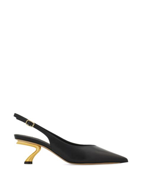 Ferragamo Sculptural Heel Slingback
