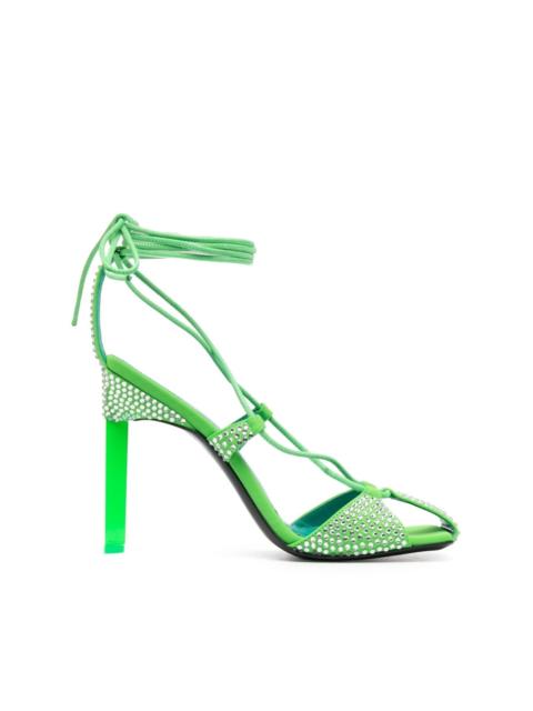Adele 105mm rhinestone-embellished sandals