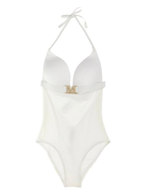 Celine monogram-belt swimsuit