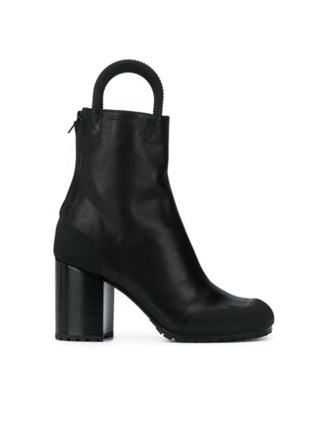 top handle ankle boots