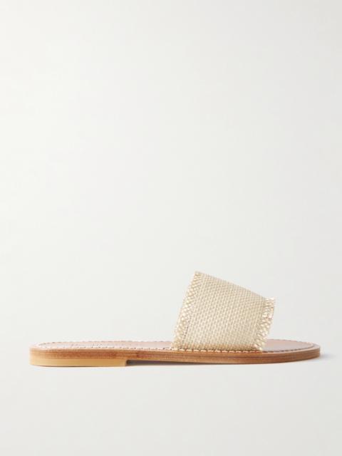 Capri Raffia Slides