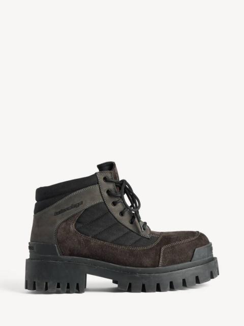 Women's Combat Strike Low Boot in Brown/black