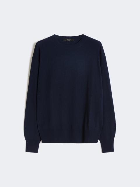 Wool and cashmere basic sweater - NAVY