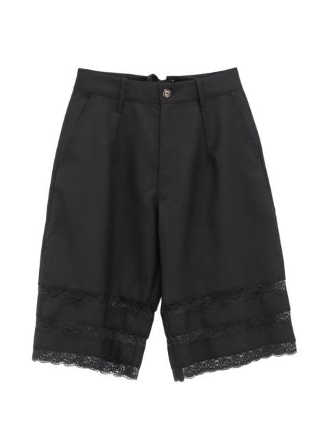 lace-trim shorts
