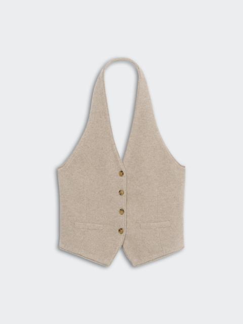 Tailored Halter Vest