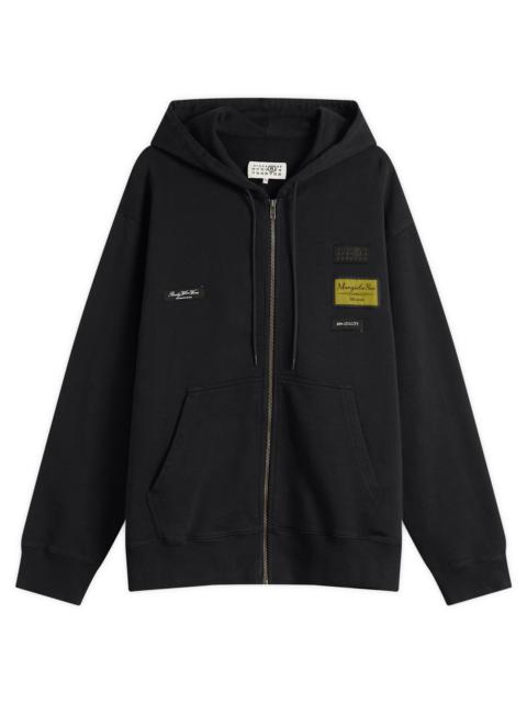 MM6 Maison Margiela Tailored Labels Zip Hoodie