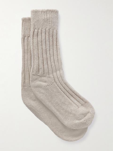 Yosemite Ribbed Cashmere Socks