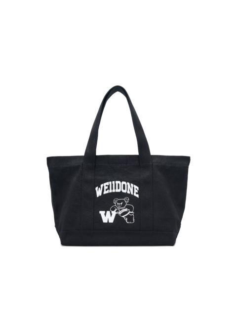 Varsity canvas tote bag