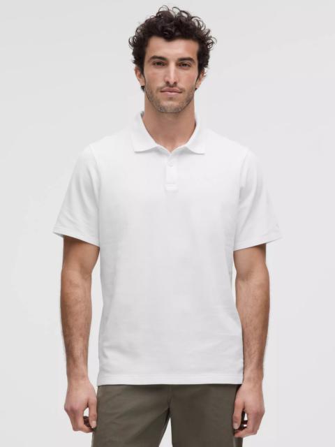 Cotton Pique Short-Sleeve Polo Shirt