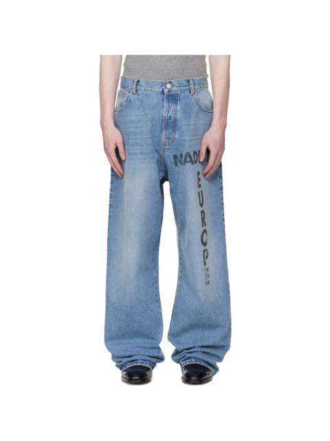 Blue 'Made In Europe' Jeans