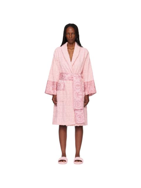 Pink 'I Heart Baroque' Bathrobe