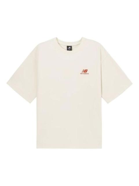 New Balance Cartoon Logo T-shirt 'White' AMT32363-CIC